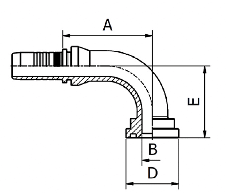 New Solid Piece Elbow Flanges